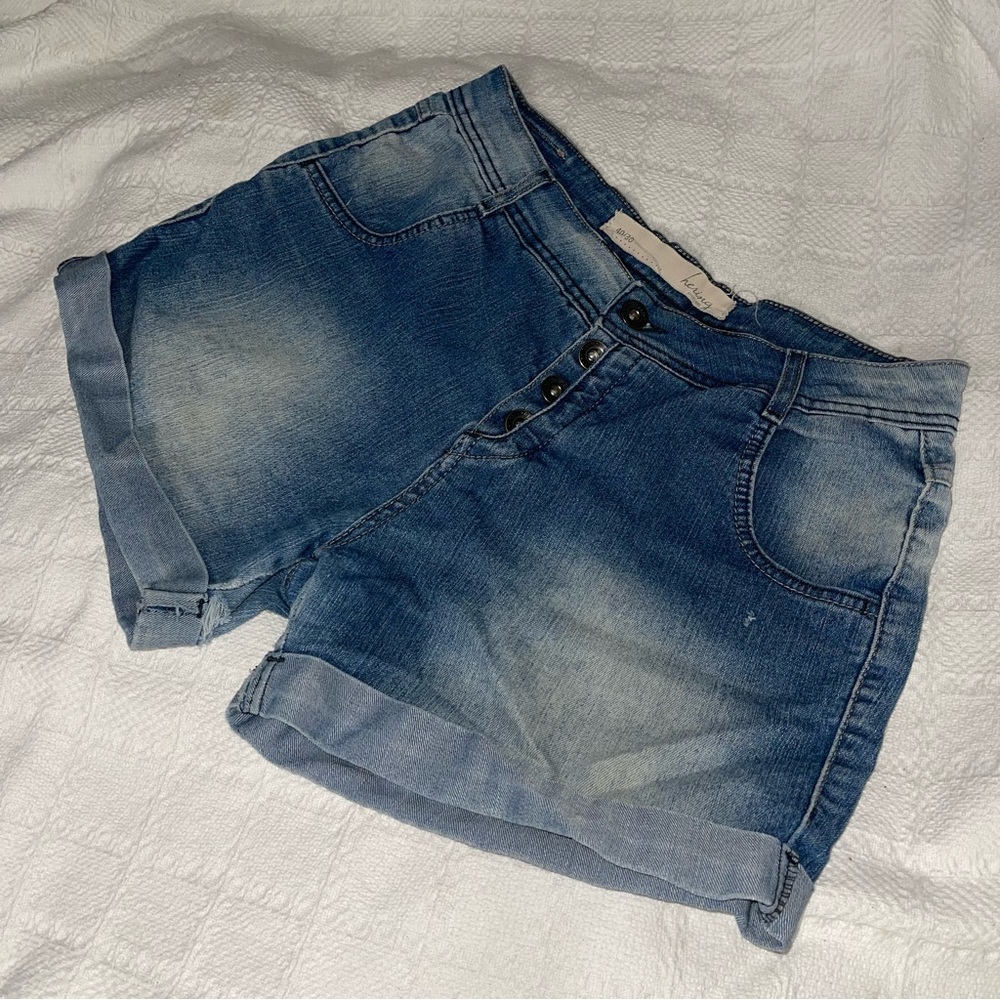 Vintage Denim Blue Jean Shorts